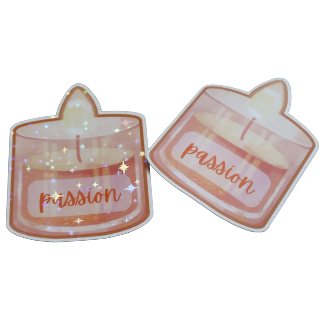 PASSION CANDLE STICKER
