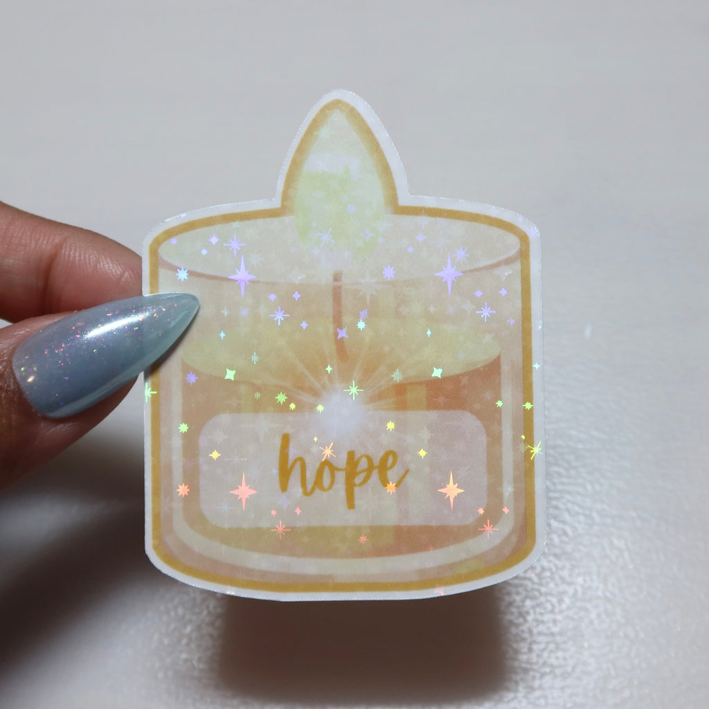 HOPE CANDLE STICKER
