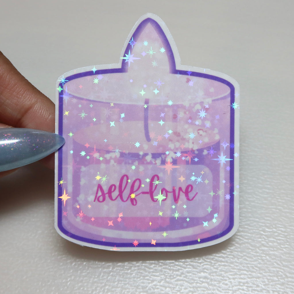 SELF-LOVE CANDLE STICKER