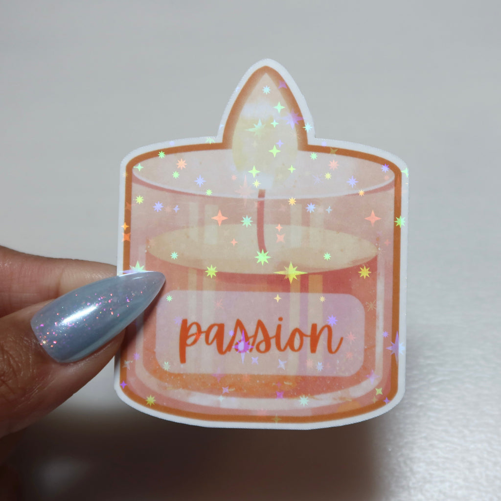 PASSION CANDLE STICKER