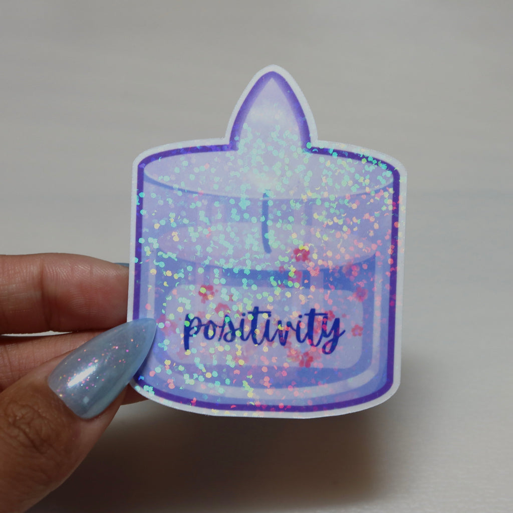 POSITIVITY CANDLE STICKER