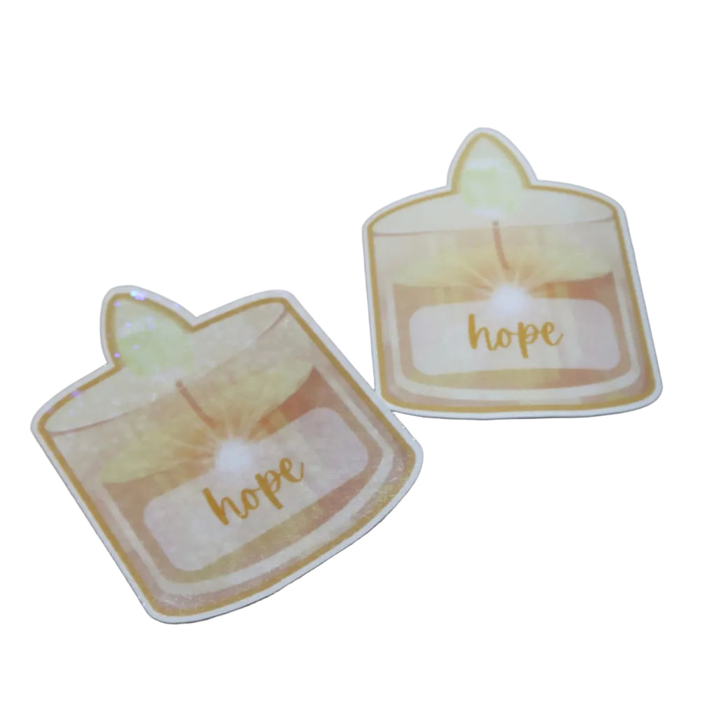 HOPE CANDLE STICKER